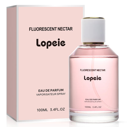 Lopeie Fluorescent Nectar Eau de Parfum 3.4FL.OZ | Feminine Jasmine Gardenia Sandalwood Fragrance