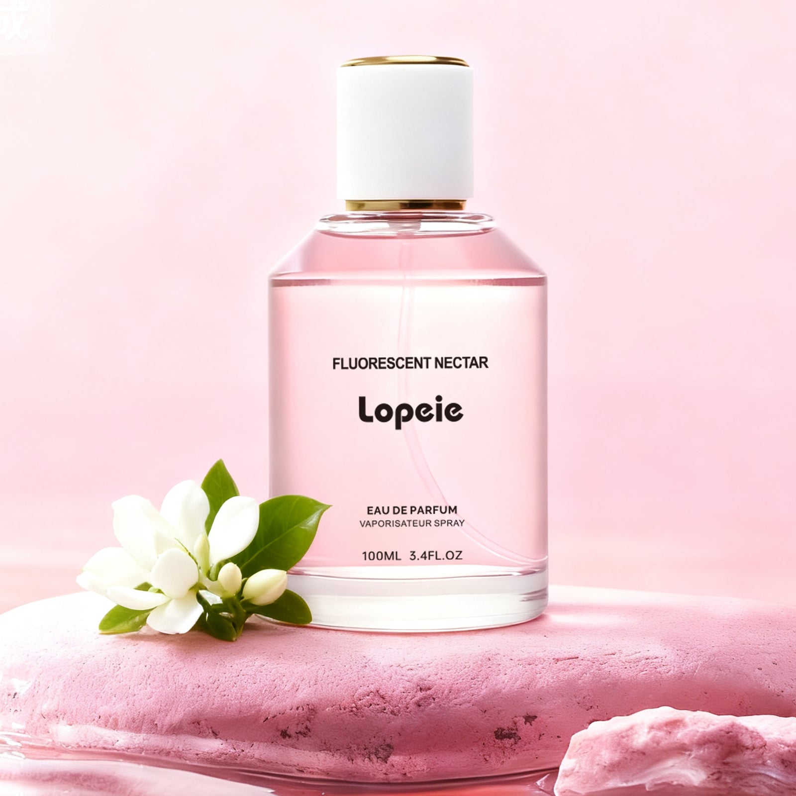 Lopeie Fluorescent Nectar Eau de Parfum 3.4FL.OZ | Feminine Jasmine Gardenia Sandalwood Fragrance