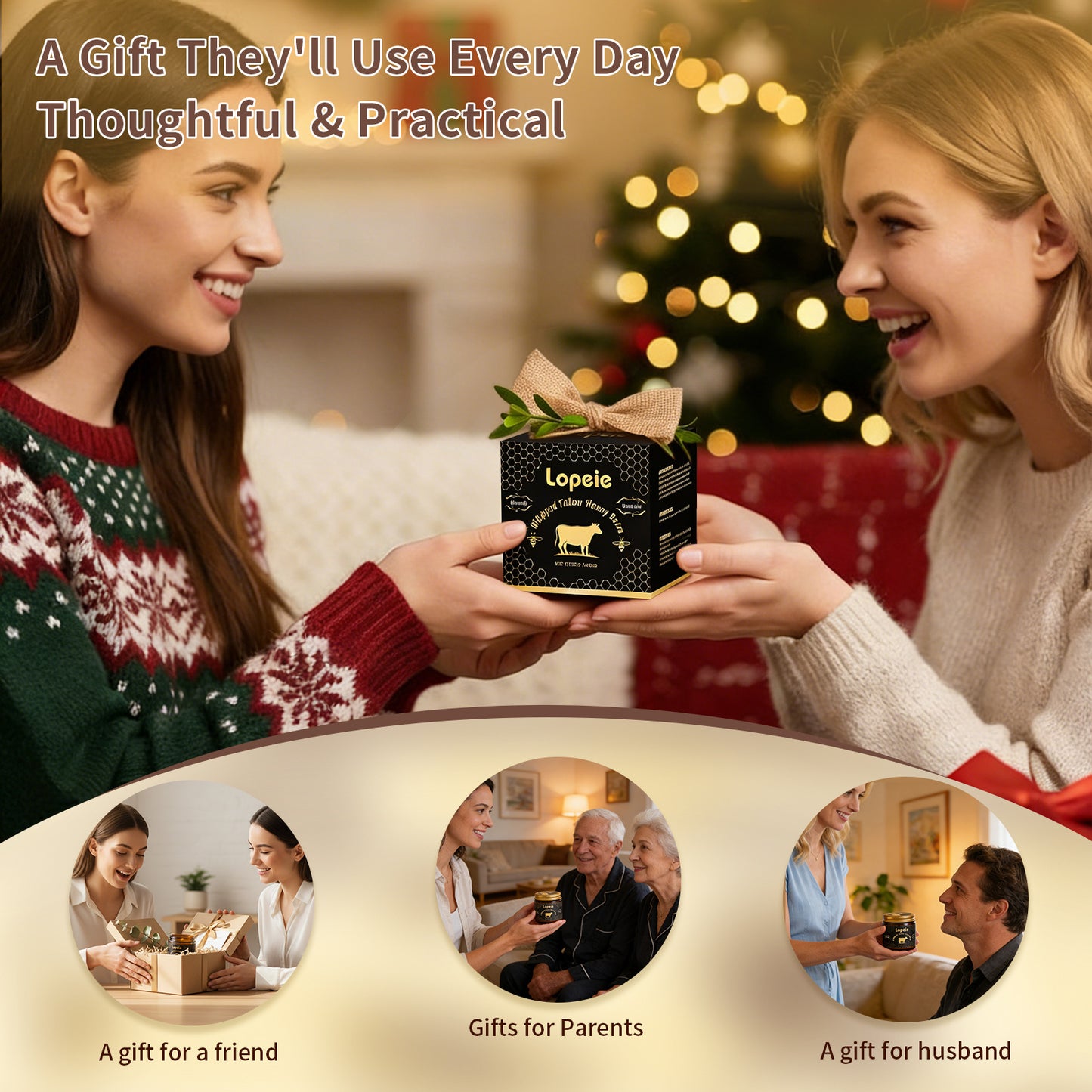 Organic Grass Fed Beef Tallow Moisturizer 4.23oz Unscented and Lavender | Hydrating Cream for Dry Sensitive Skin