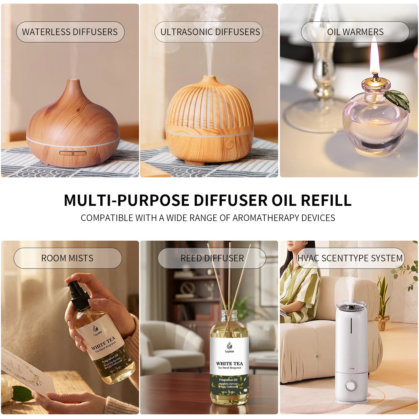 Lopeie Luxury Hotel Fragrance Oil for Home Diffusers & Candle Making
