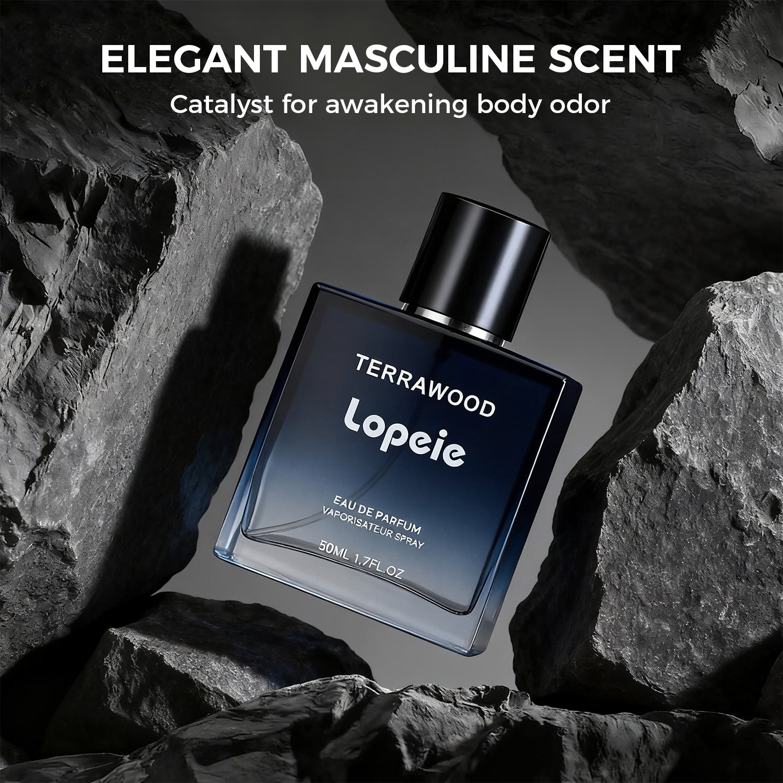 Lopeie Polo Sport Inspired Cologne for Men 50mL | Fresh Marine Citrus Woody Masculine Fragrance